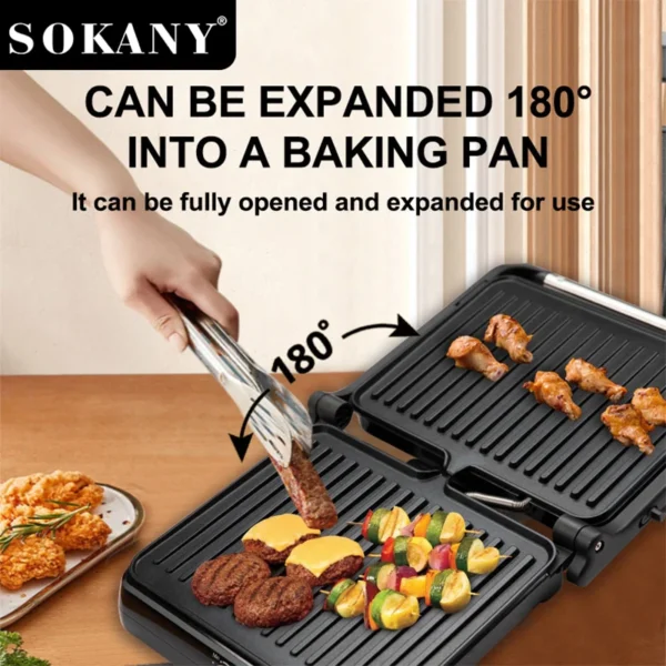 شواية كهربائية متعددة الاستخدام من SOKANY – Image 3