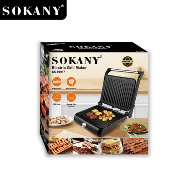 شواية كهربائية متعددة الاستخدام من SOKANY – Image 5