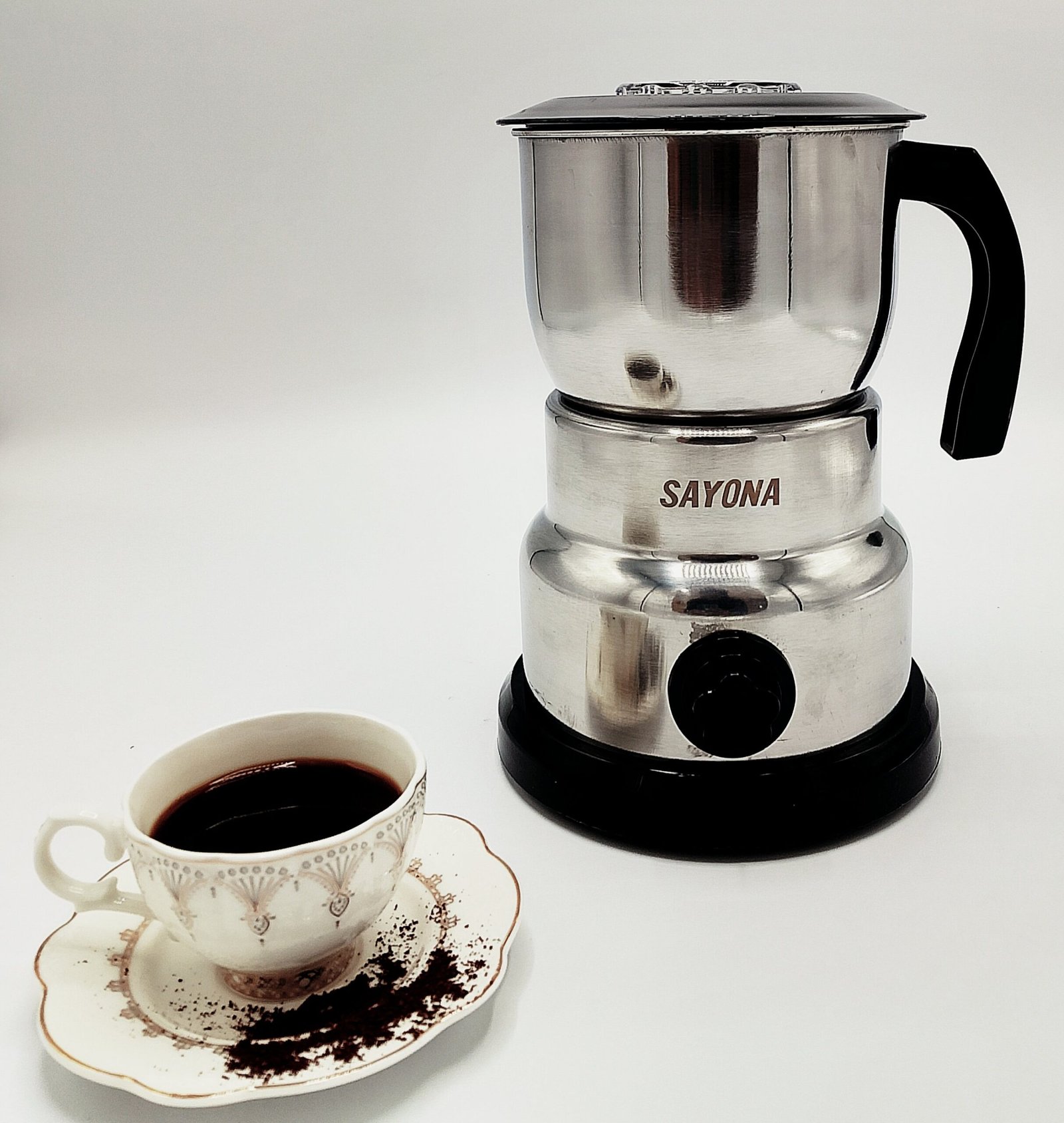 ☕ مطحنة القهوة SAYONA – السرّ في نكهة قهوتك الأصلية! ✨ – Image 3