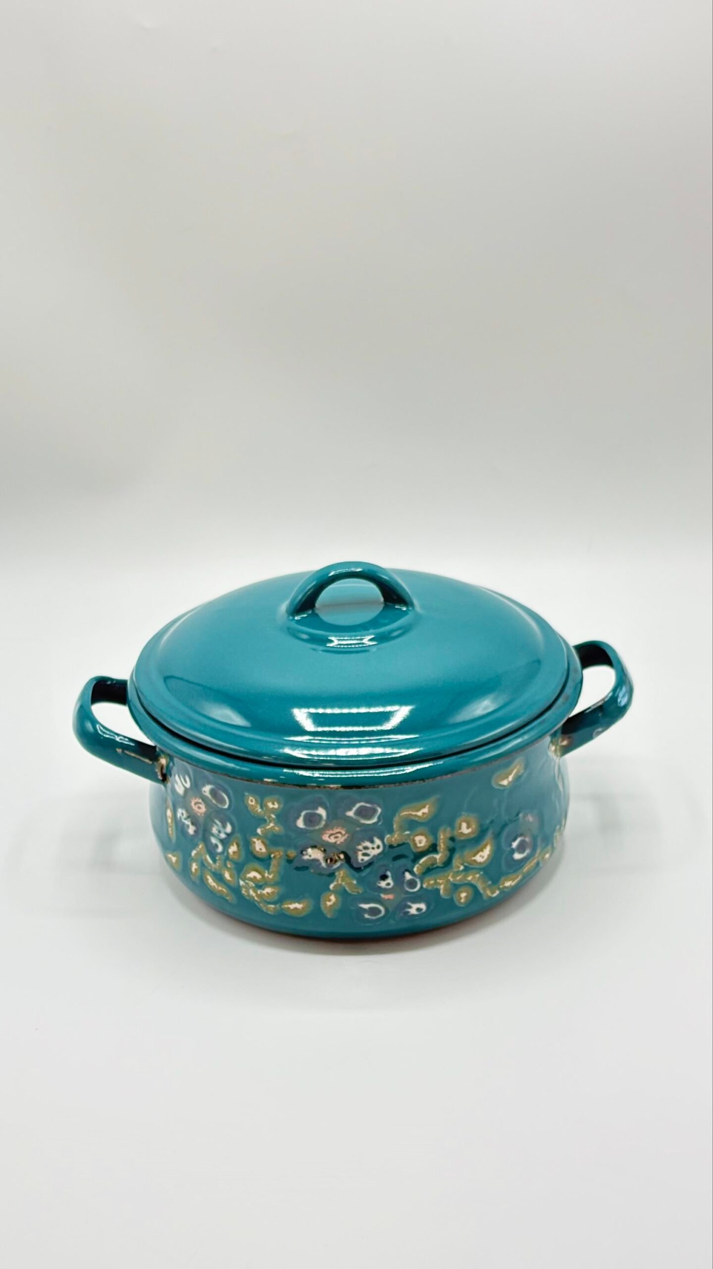 🍲 قدر Emaillé الملون – أناقة الأصالة وجودة التحمل💚💙 – Image 7